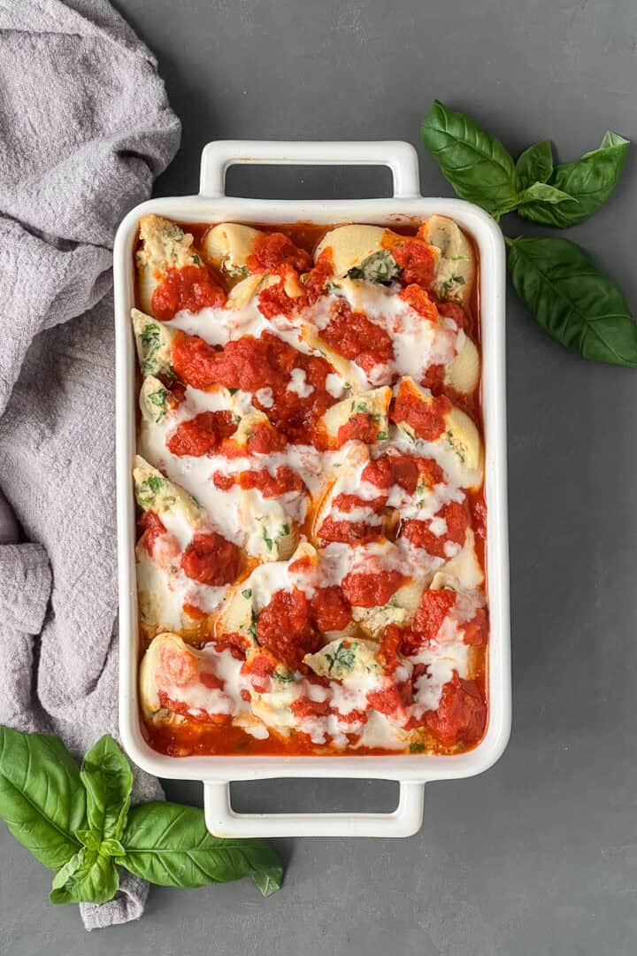 Stuffed Shells Without Meat Easy Vegan Stuffed Shells (6 Ingredients)
