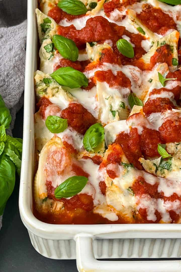 Stuffed Shells Without Meat Easy Vegan Stuffed Shells (6 Ingredients)